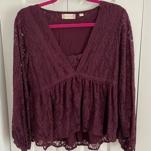 Altar’d State top with lace